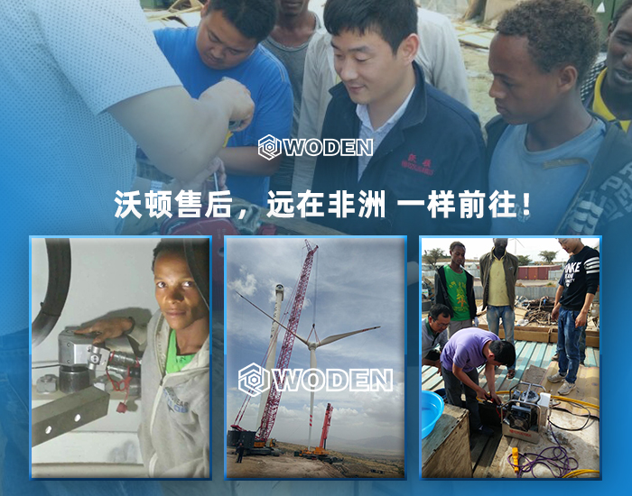 沃頓液壓扳手在非洲售后服務情景 沃頓液壓扳手在非洲售后服務情景