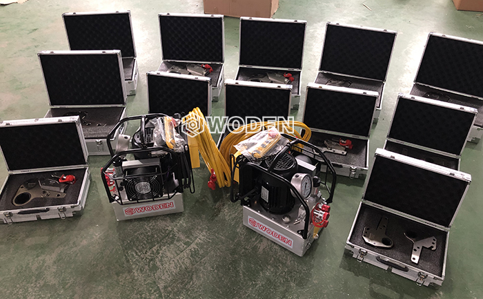 沃頓液壓扳手發貨場景